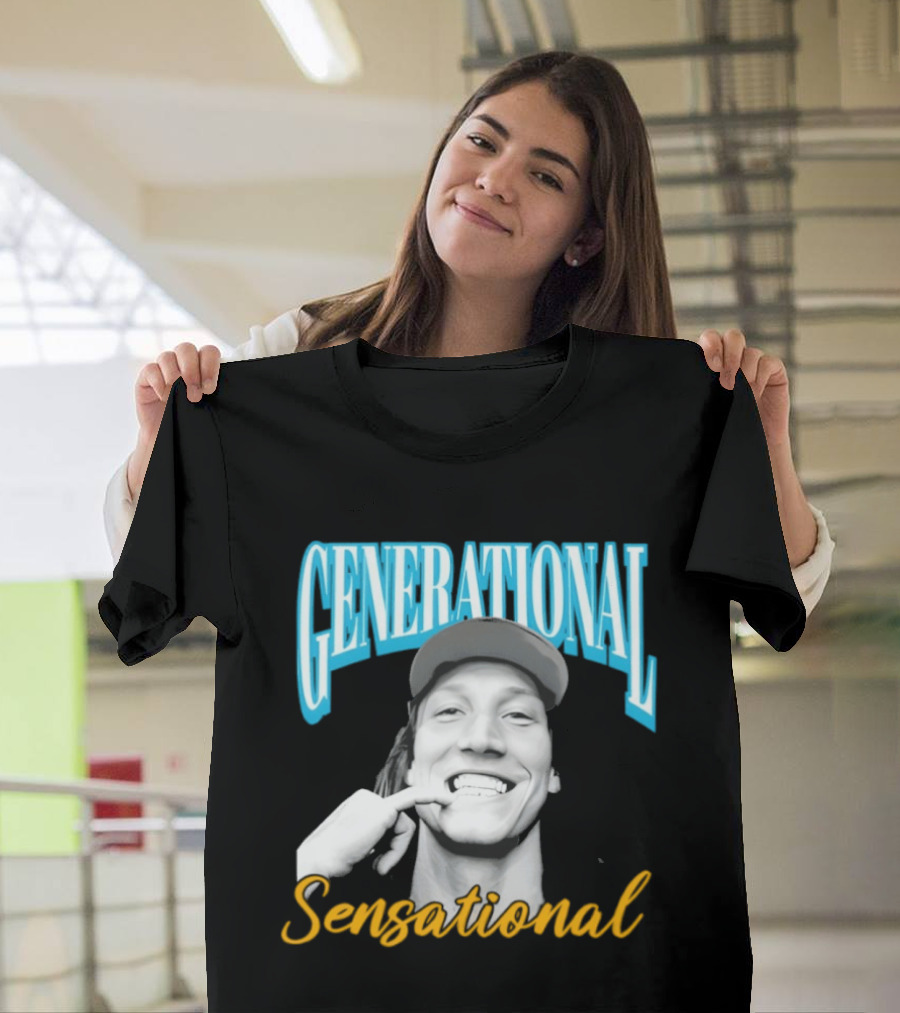 Generational Sensational Trevor Lawrence Jacksonville Jaguars T-Shirt
