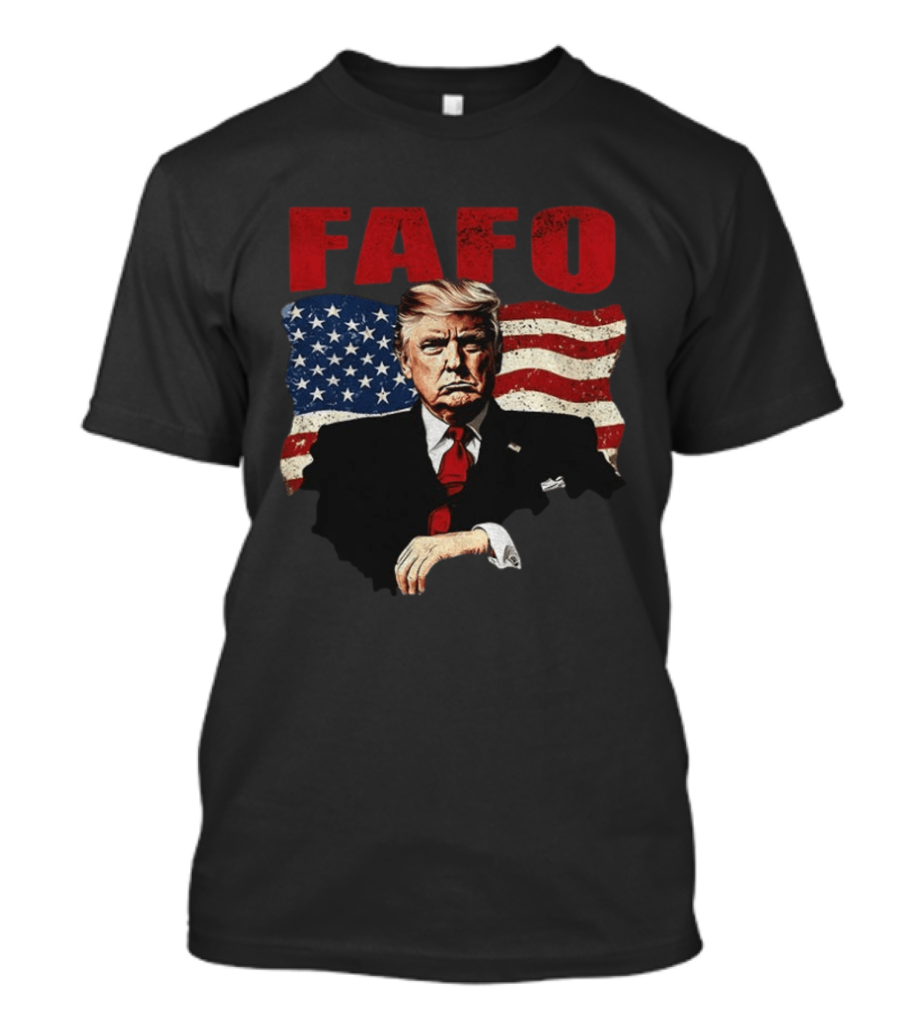 FAFO Trump F Around Find Out American Flag T-Shirt