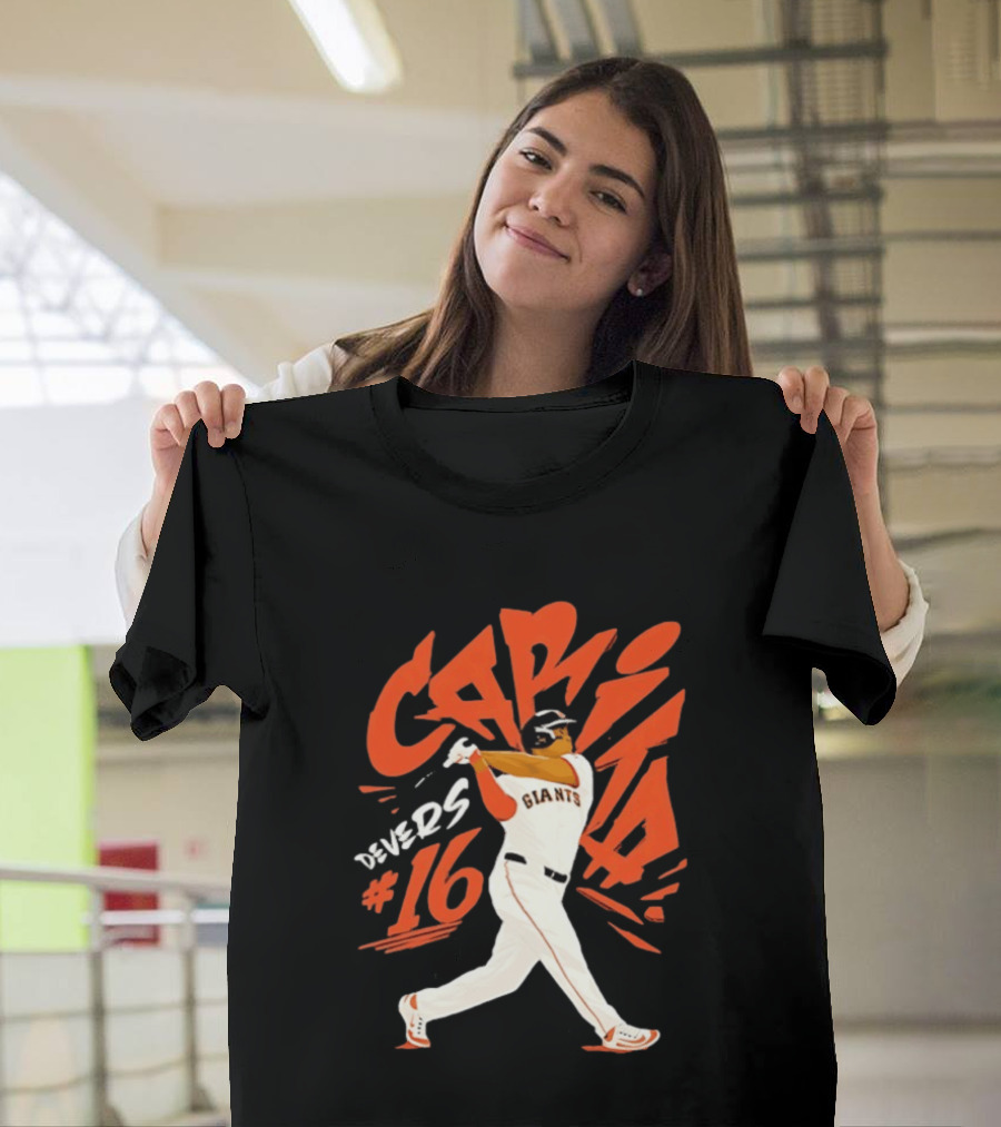 CAPITA Devers #16 Giants Baseball T-Shirt