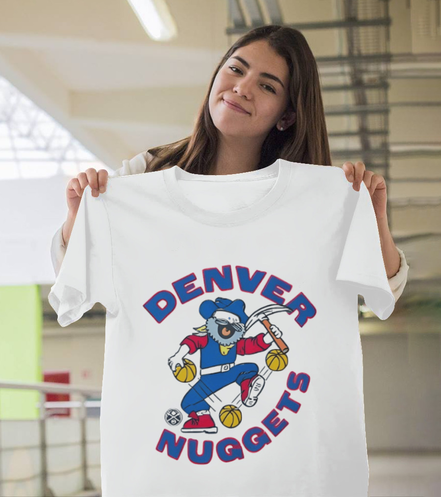 Denver Nuggets Maxie The Miner Basketball Novelty T-Shirt