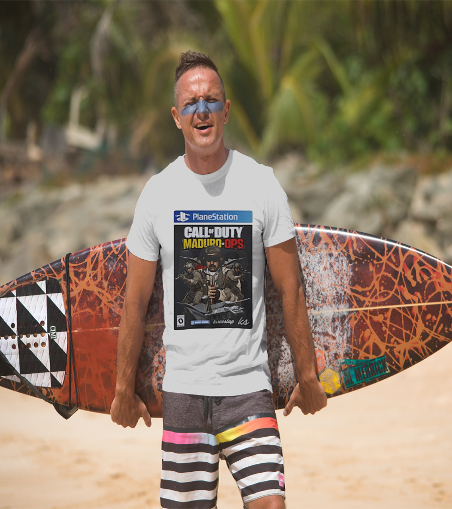 PlaneStation Call Of Duty Maduro Ops Kneeslap Ks Edition T-Shirt