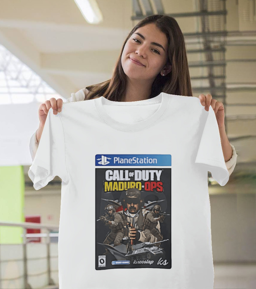 PlaneStation Call Of Duty Maduro Ops Kneeslap Ks Edition T-Shirt