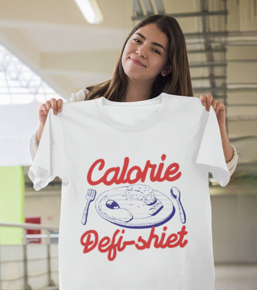 Calorie Defi Shiet Plate Fork Spoon T-Shirt