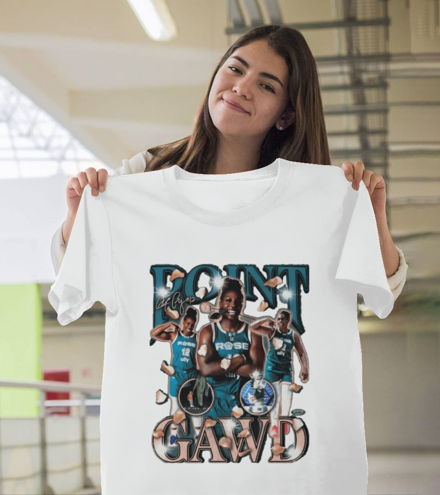 Chelsea Gray Point Gawd Rose Ally Basketball Player 12 T-Shirt