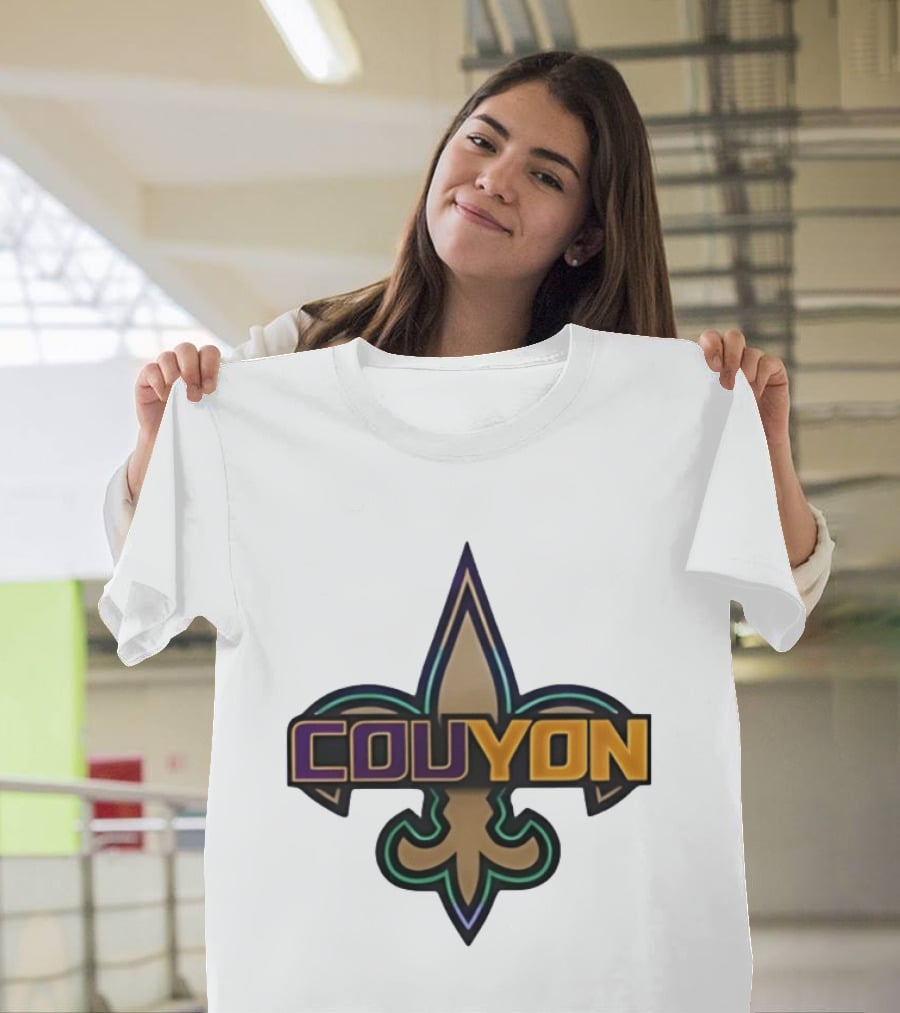 Couyon New Orleans Saints Fleur De Lis Collaboration T-Shirt