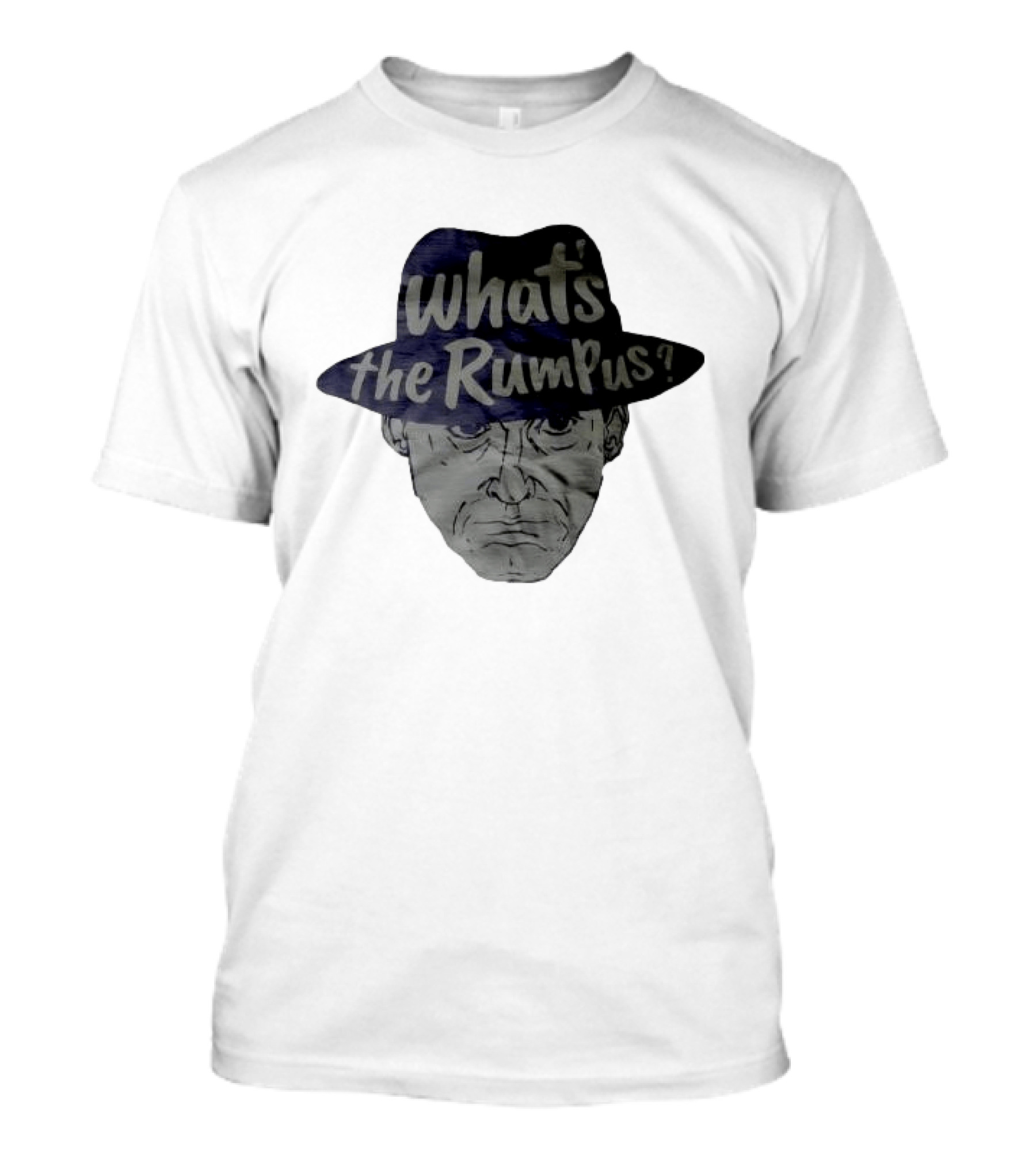 What's The Rumpus Vintage Styled Fedora Face T-Shirt