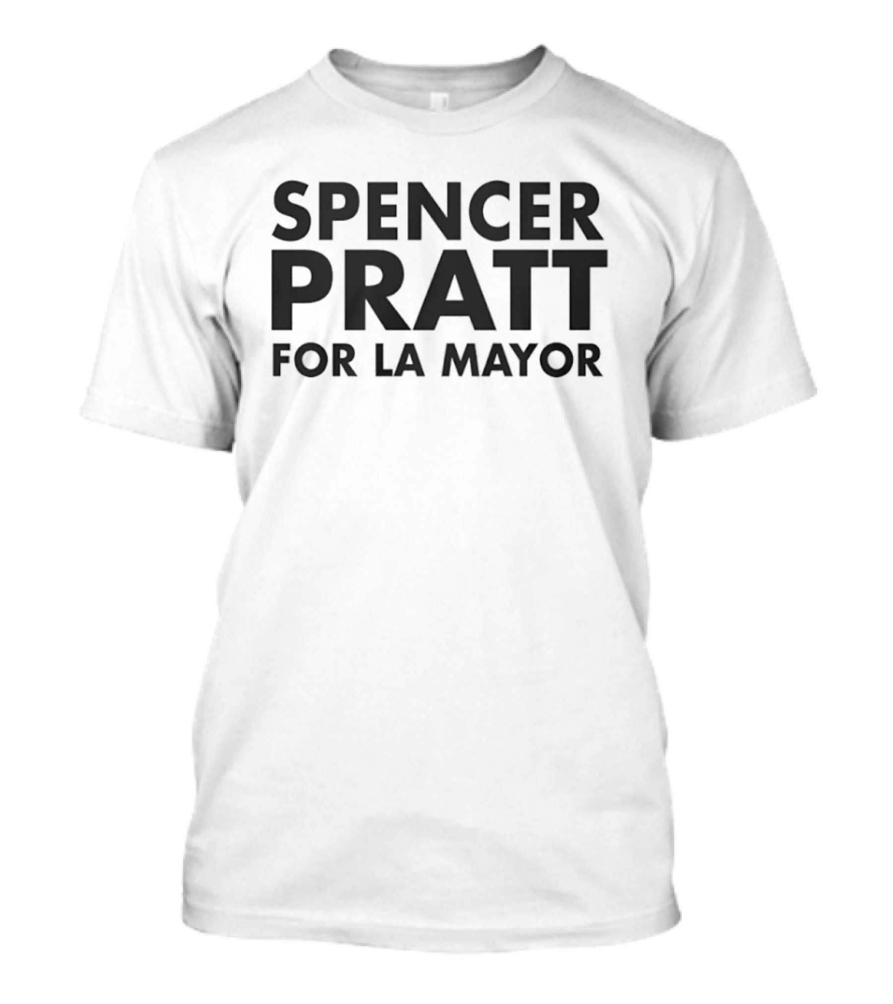 Spencer Pratt For LA Mayor Election Campaign Black T-Shirt