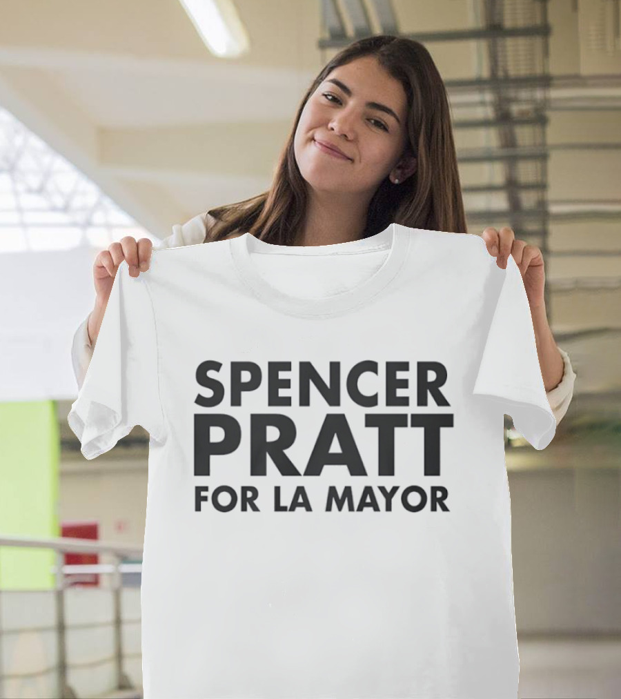 Spencer Pratt For LA Mayor Election Campaign Black T-Shirt