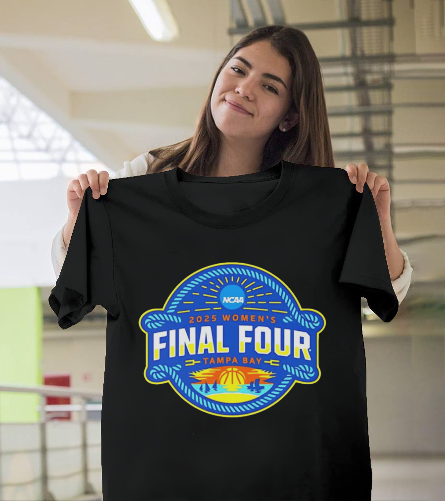 2025 NCAA Women’s Basketball Final Four Tampa Bay Logo T-Shirt