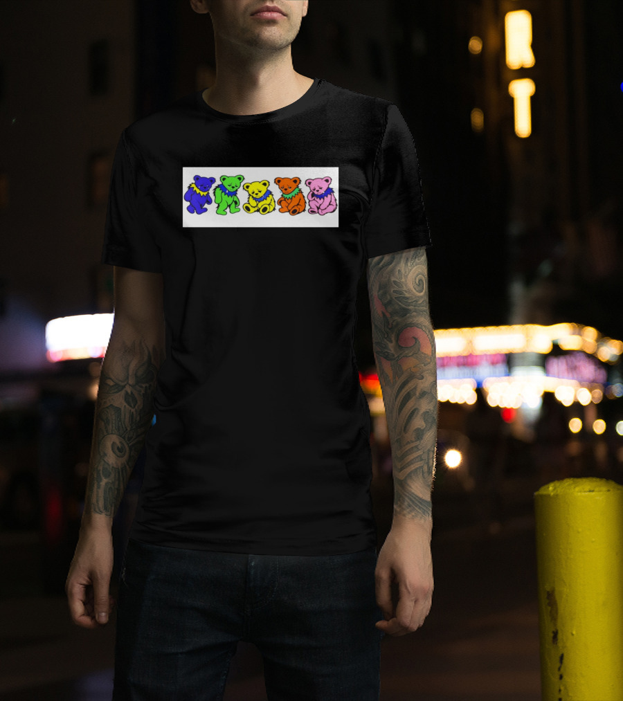 Grateful Dead Bears Crying Bob Weir Grateful Dad T-Shirt