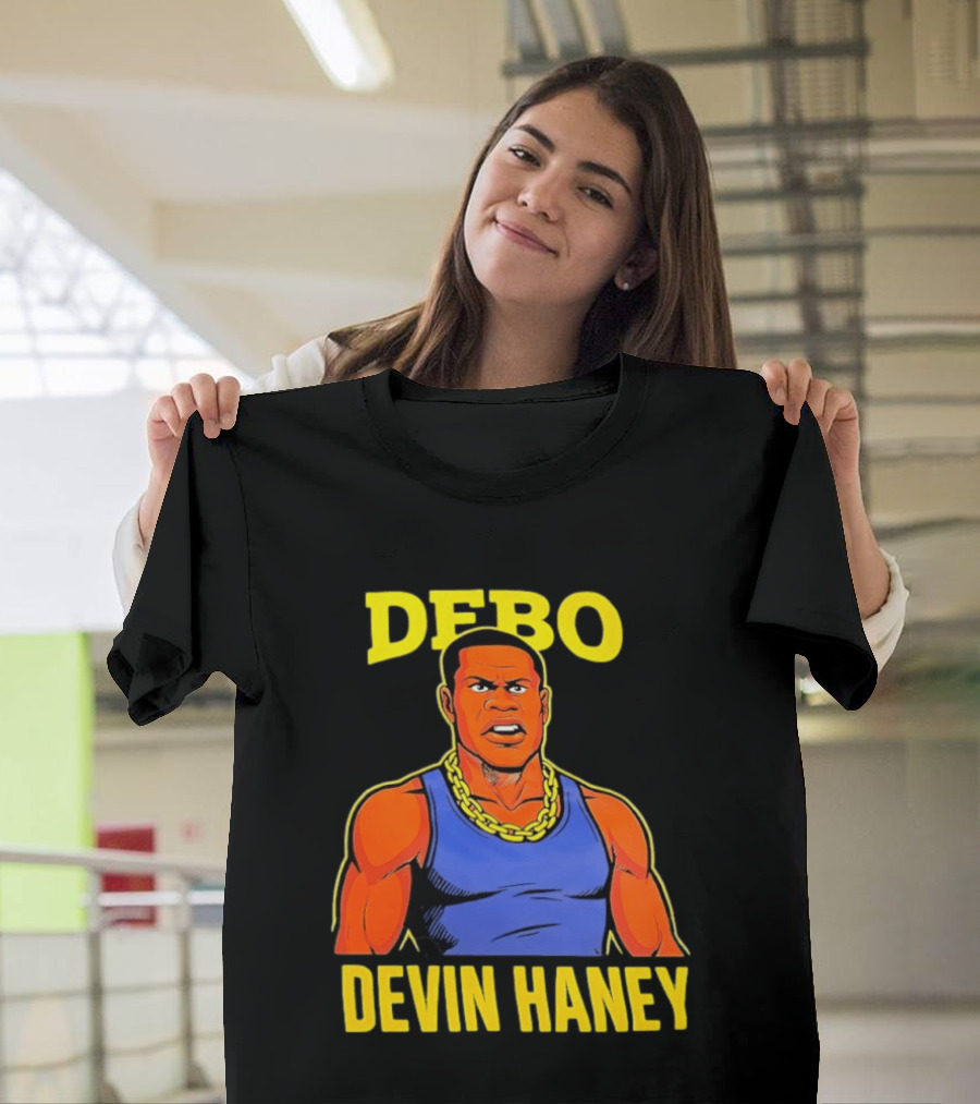 DEBO Devin Haney Cartoon Chain Bold T-Shirt