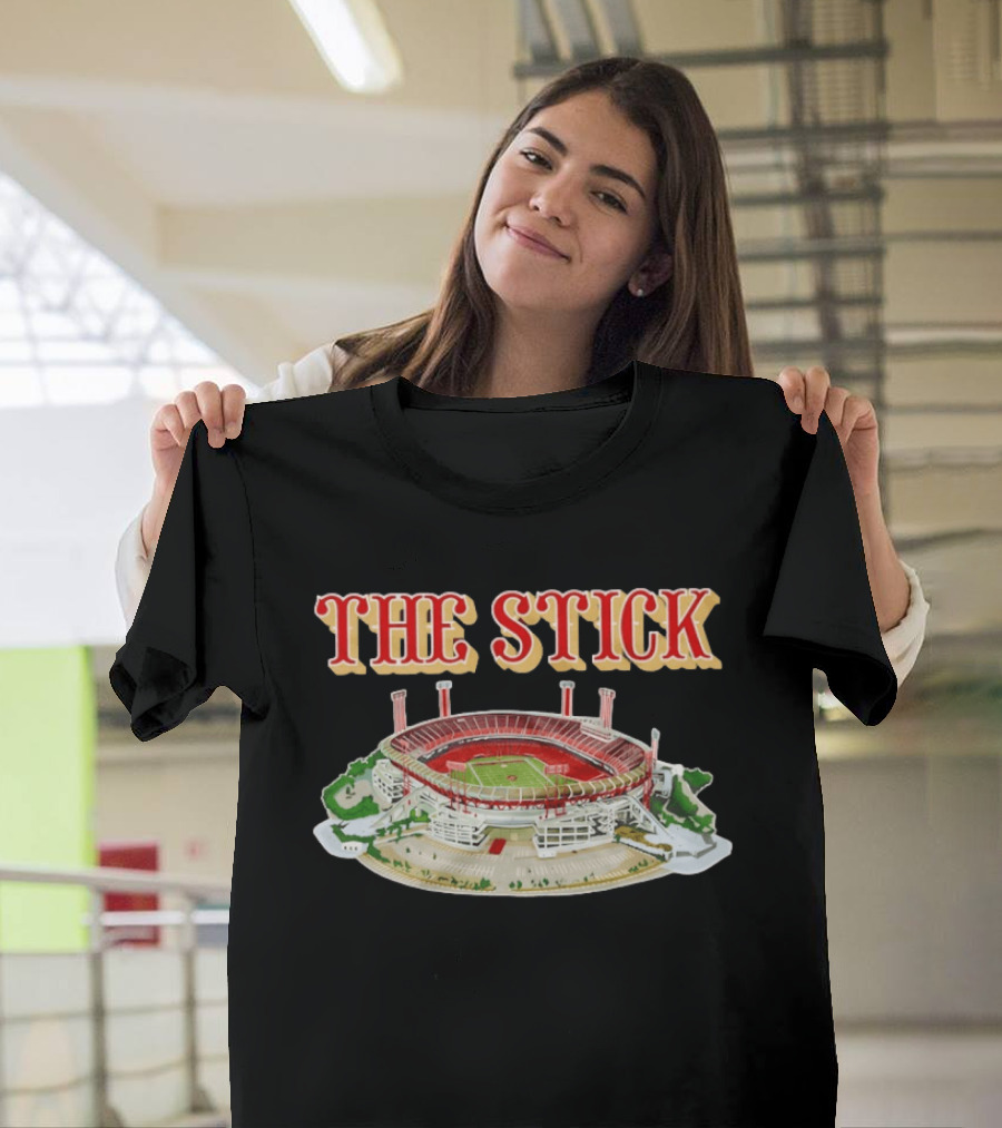 The Stick Candlestick Park San Francisco 49ers Stadium Football T-Shirt
