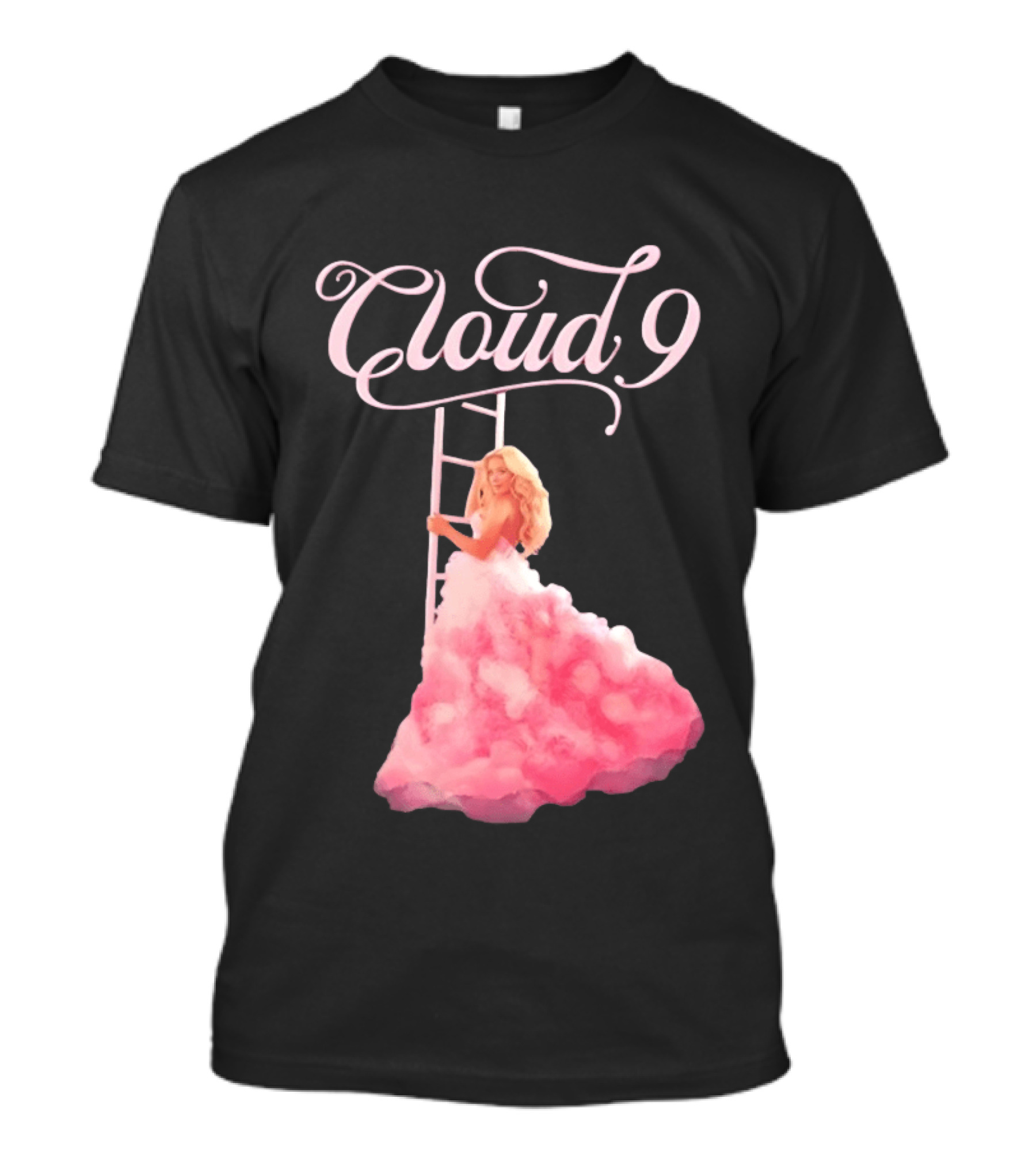 Megan Moroney Cloud 9 Tour Vintage Ladder Pink Dress T-Shirt