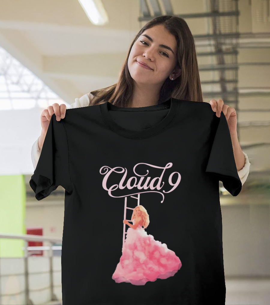 Megan Moroney Cloud 9 Tour Vintage Ladder Pink Dress T-Shirt