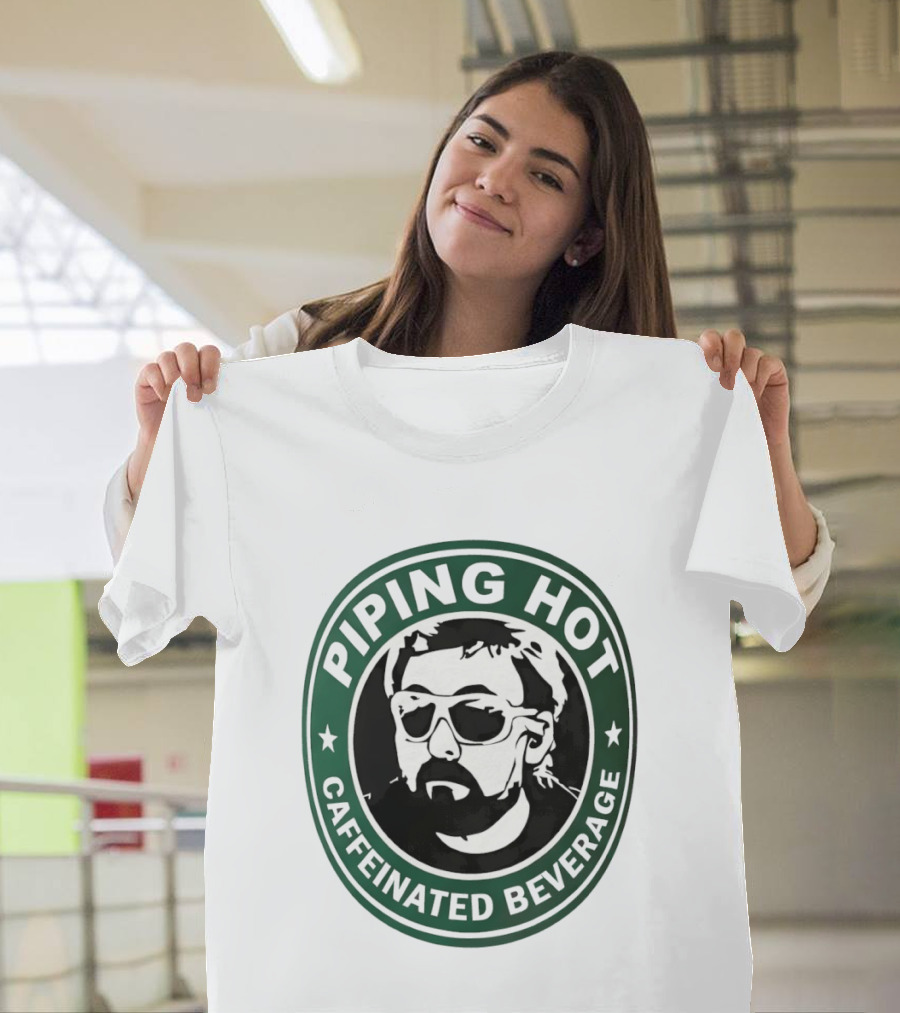 Piping Hot Caffeinated Beverage Adam The Woo T-Shirt