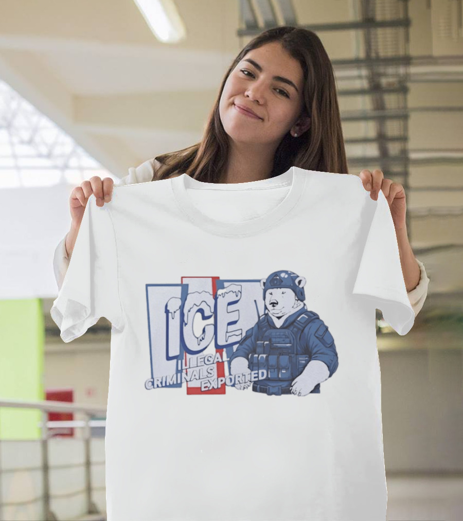 Polar Bear ICE Illegal Criminals Exported T-Shirt