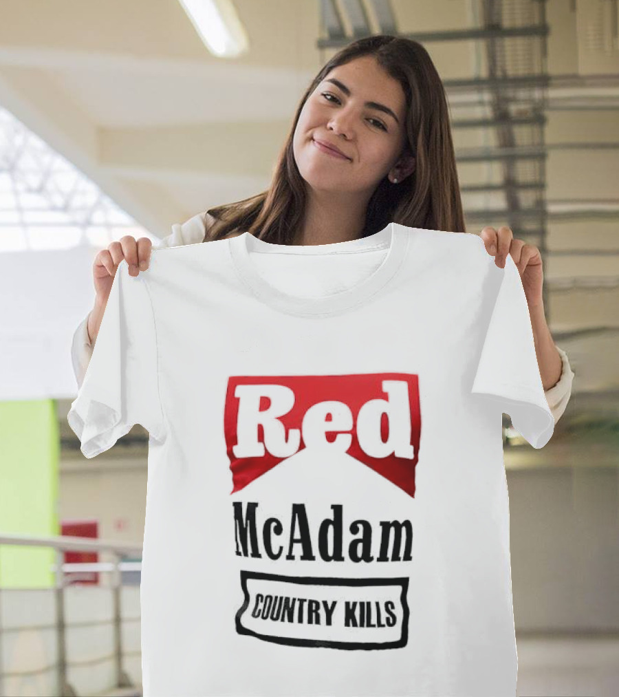 Red McAdam Country Kills Bold T-Shirt