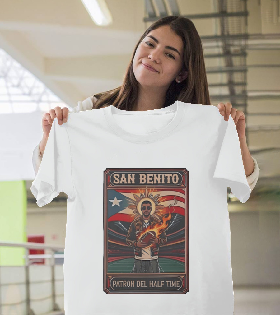 San Benito Patron Del Half Time Game Day Benito Bowl T-Shirt
