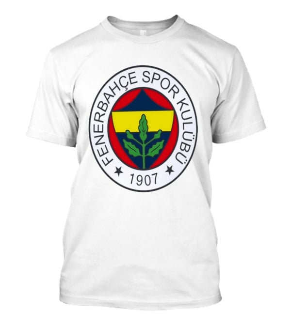 Fenerbahce Spor Kulubu 1907 Emblem With Classic Club Colors And Iconic Leaf T-Shirt