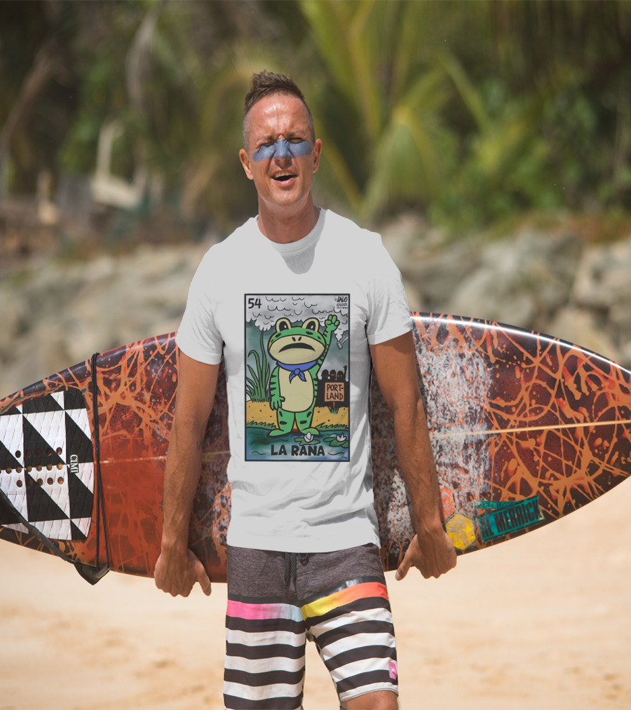 54 La Rana Frog Portland Lalo Clicowvis T-Shirt