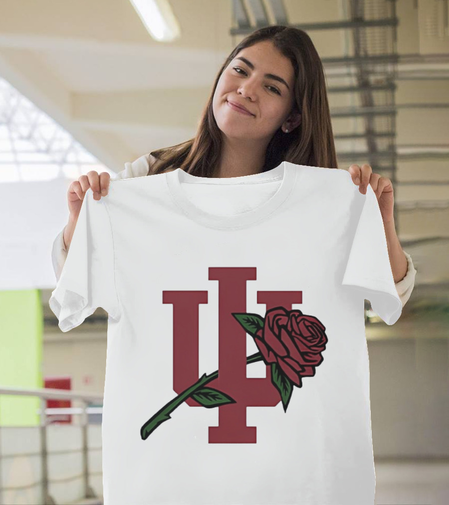 Indiana Hoosiers IU Rose T-Shirt
