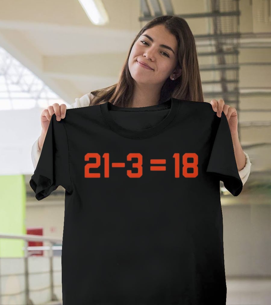 Caleb Williams 21 Minus 3 Equals 18 T-Shirt