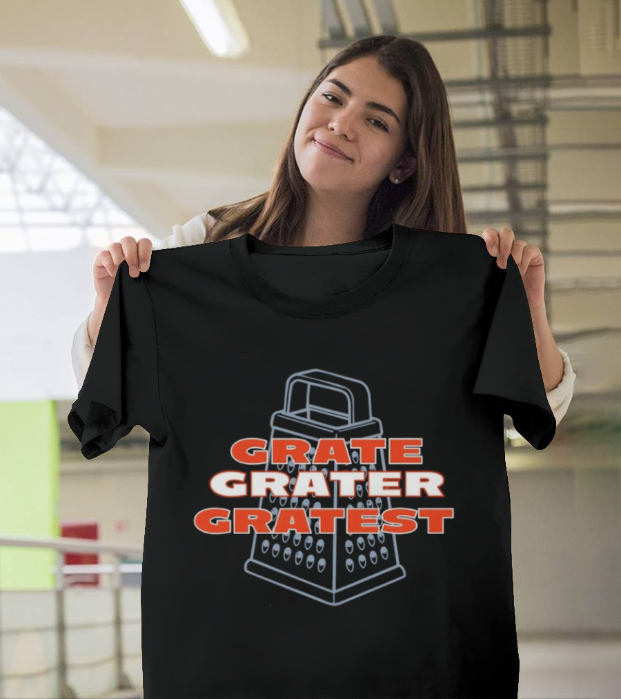 Chicago Bears Grate Grater Gratest Football Humor T-Shirt