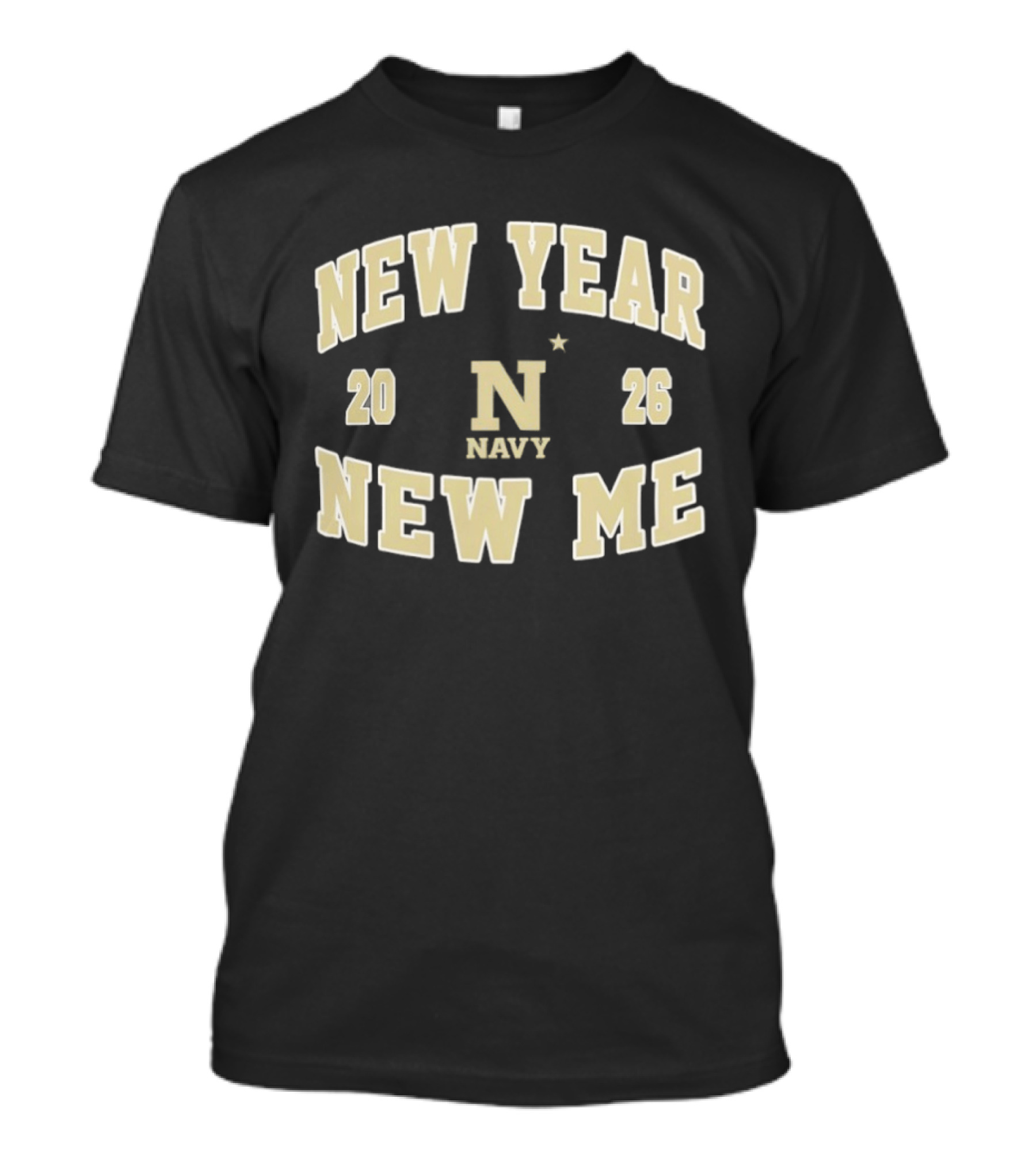 Navy Midshipmen New Year New Me 2026 T-Shirt