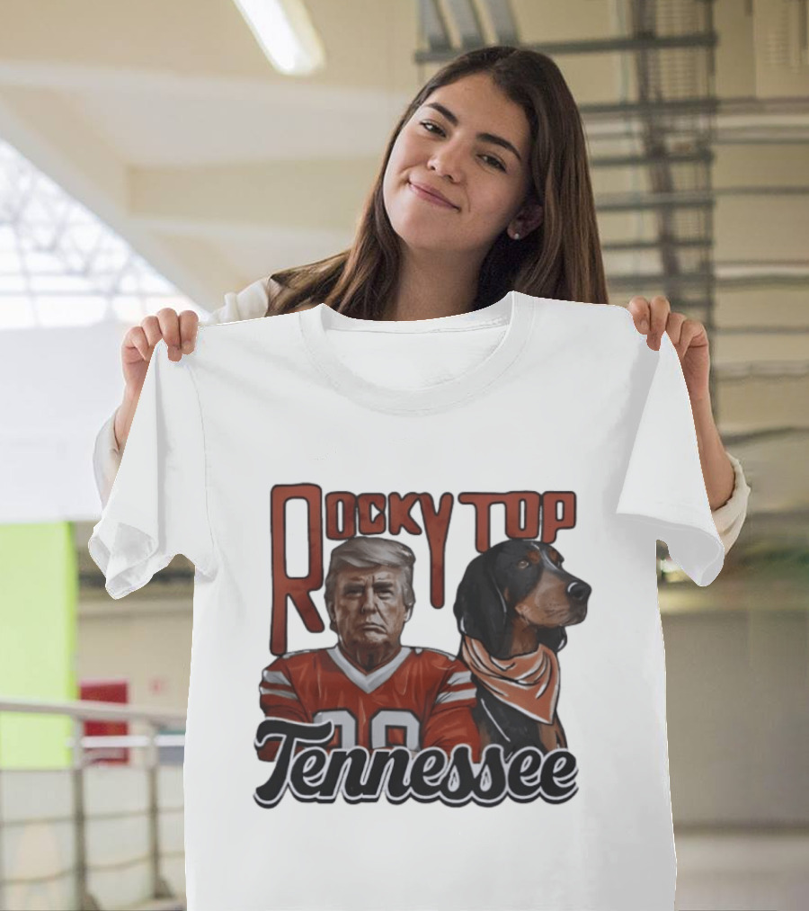 Tennessee Volunteers Rocky Top Donald Trump Smokey Dog T-Shirt