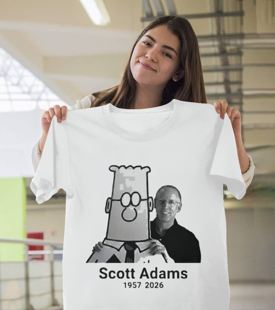 Scott Adams 1957 2026 Dilbert T-Shirt