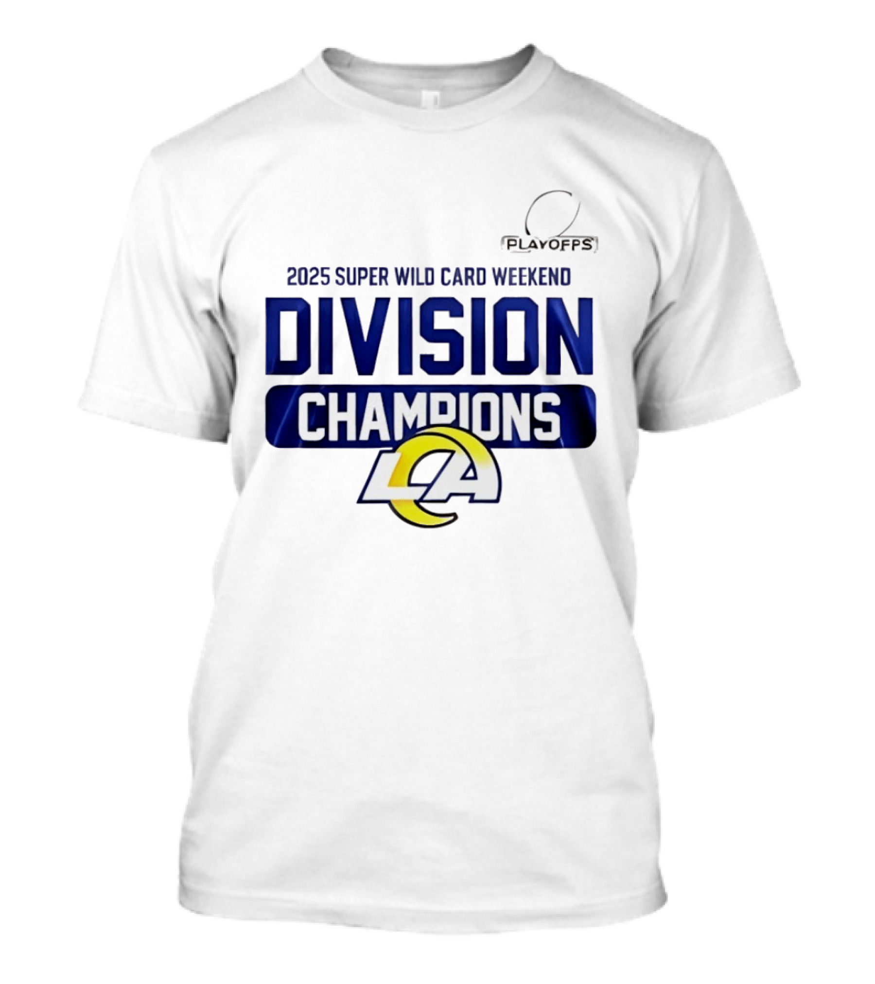 2025 Super Wild Card Weekend Los Angeles Division Champions T-Shirt