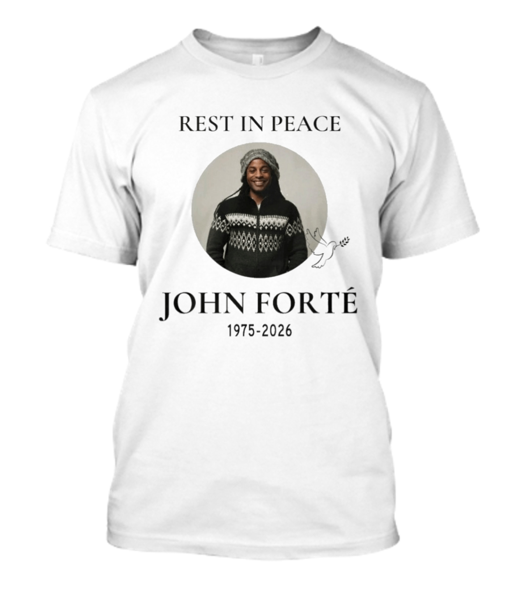Rest In Peace John Forté 1975 2026 Memorial T-Shirt