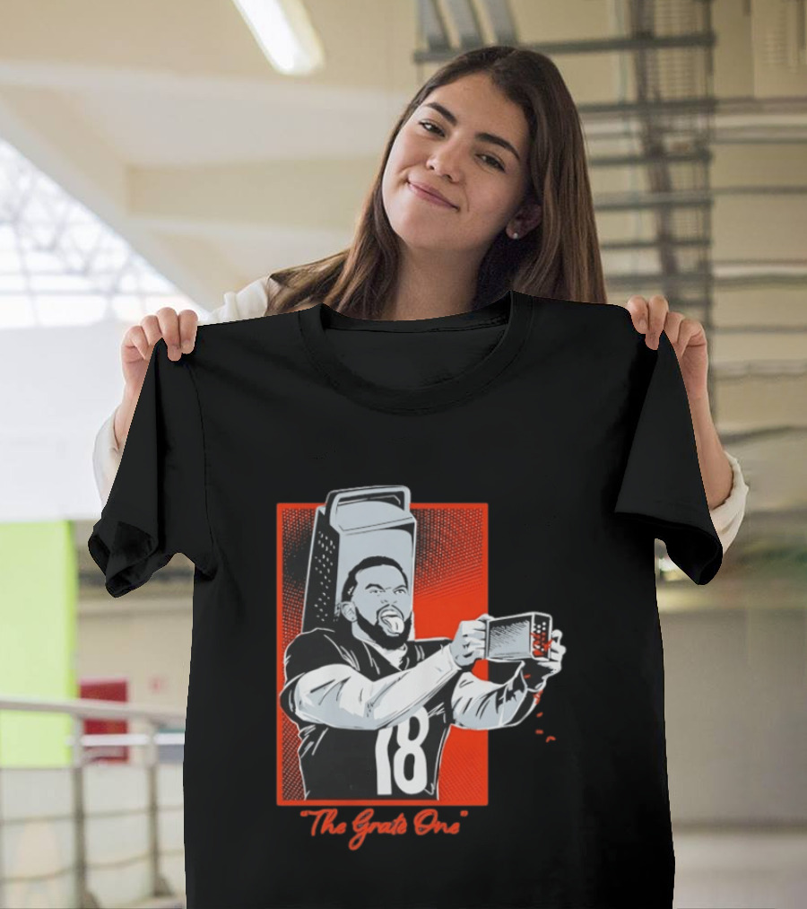 Caleb Williams The Grate One Sports Tribute with Cheese Grater T-Shirt