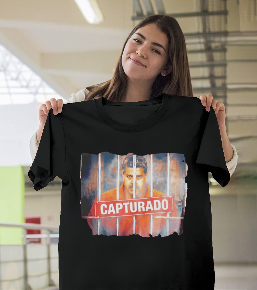 Nicolas Maduro Capturado Behind Bars Prison T-Shirt