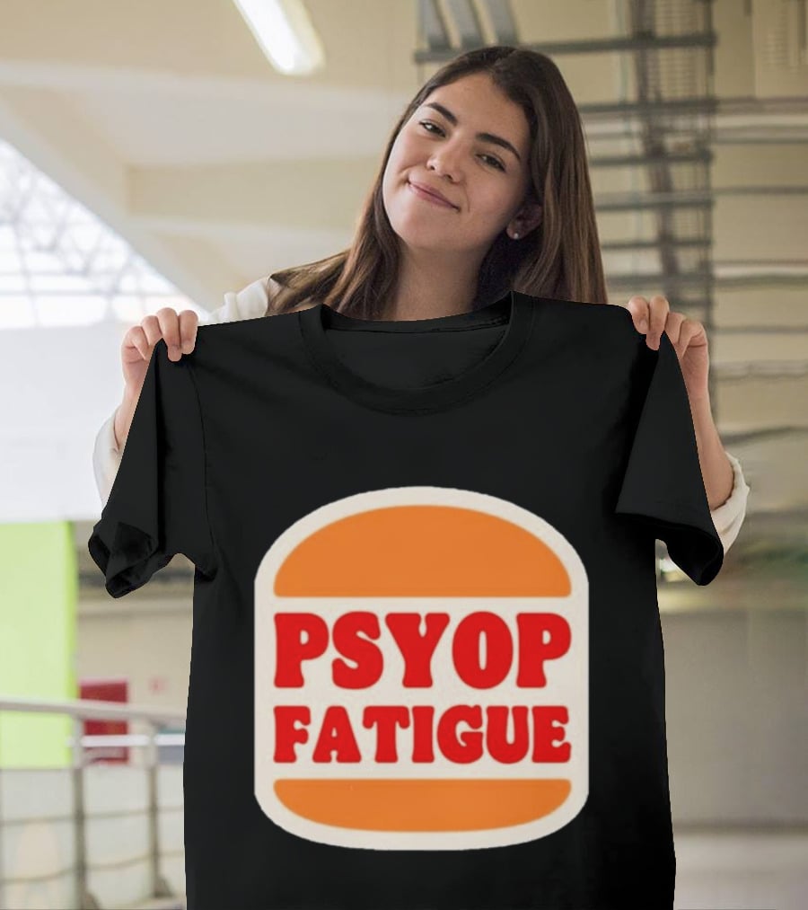 Psyop Fatigue Burger Parody Spirituallock T-Shirt
