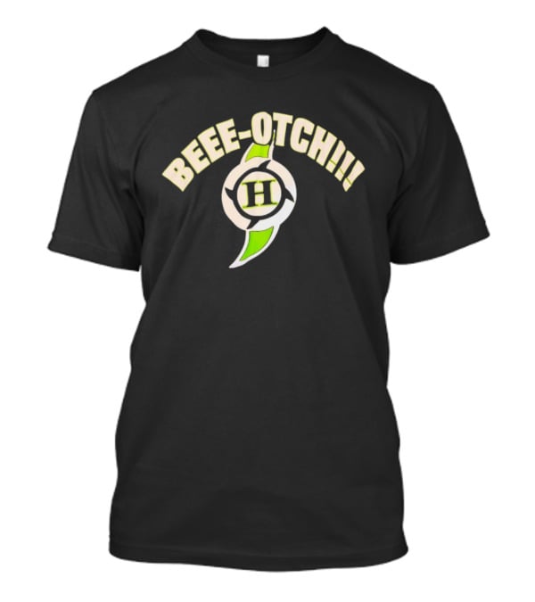 Beee Otch Hurricane Helms Symbol H Spinner T-Shirt