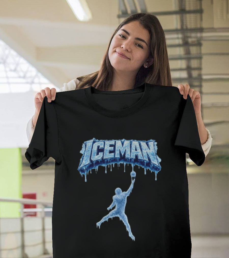 Iceman Caleb Williams Chicago Bears Football Player Ice T-Shirt