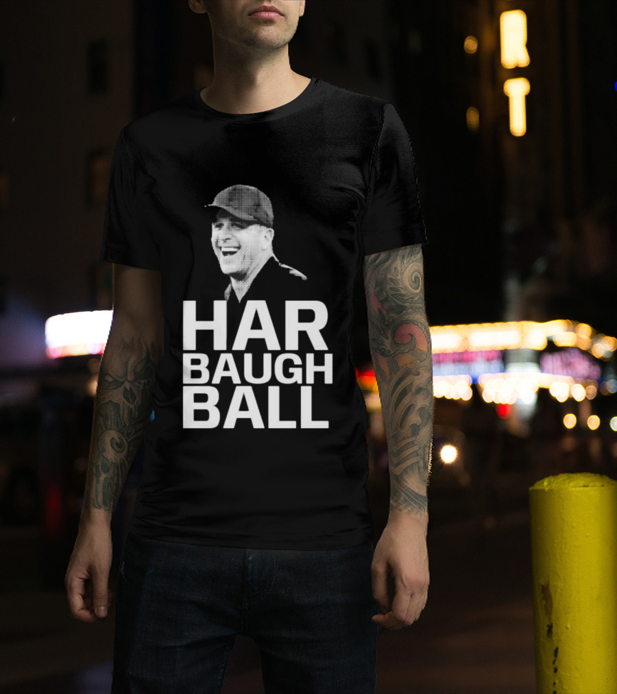 Jim Harbaugh Ball New York Giants Coach T-Shirt