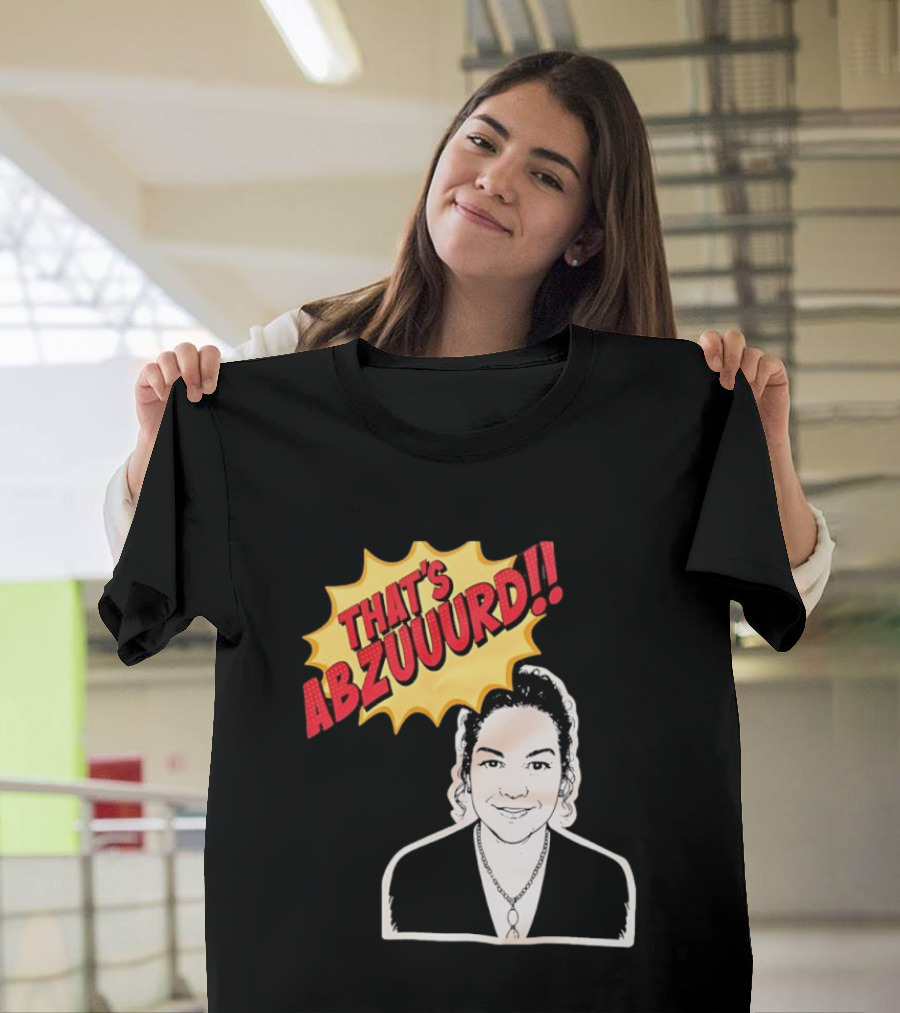 THAT'S ABZUUURD Cartoon Style Comic Expression T-Shirt