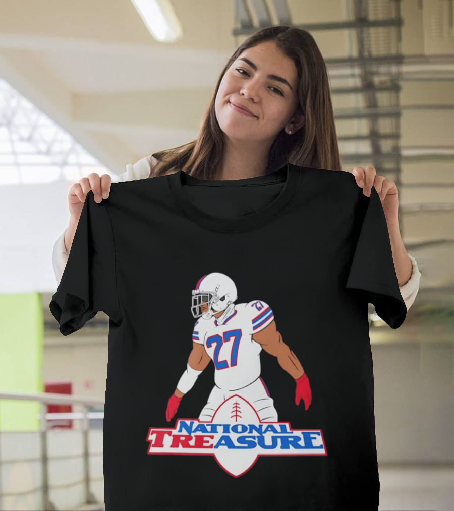National Treasure Tre'Davious White 27 Buffalo Bills Football Legend T-Shirt