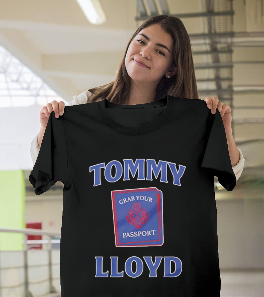 Tommy Lloyd Grab Your Passport Concept T-Shirt