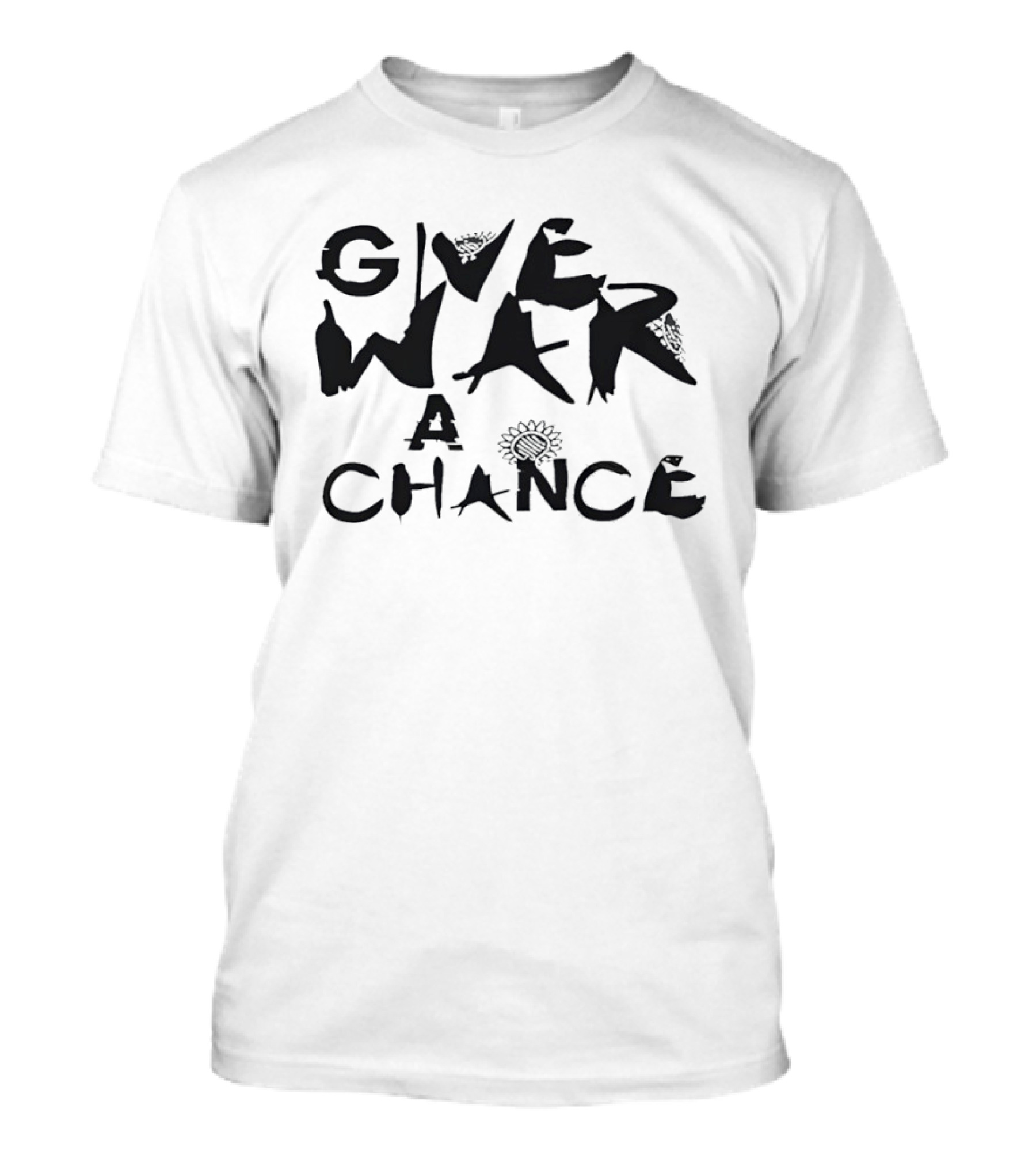 Give War A Chance Sunflower T-Shirt