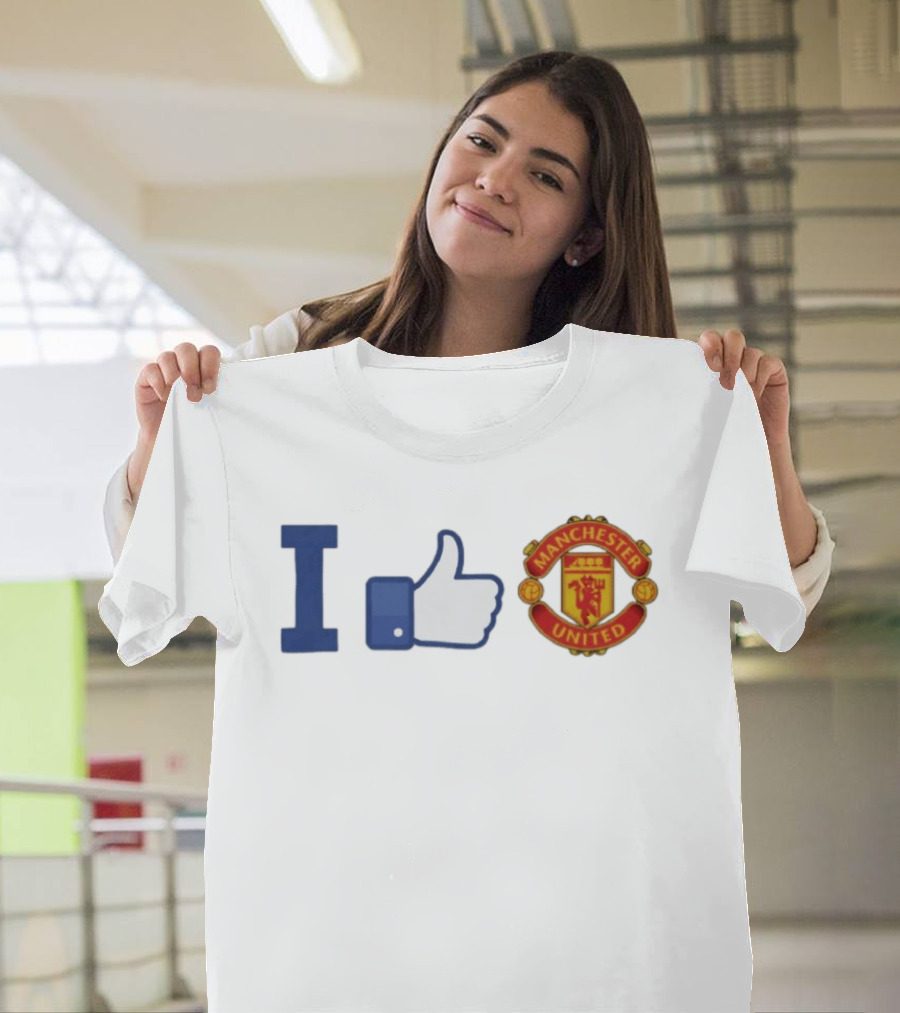I Like Manchester United Thumbs Up T-Shirt