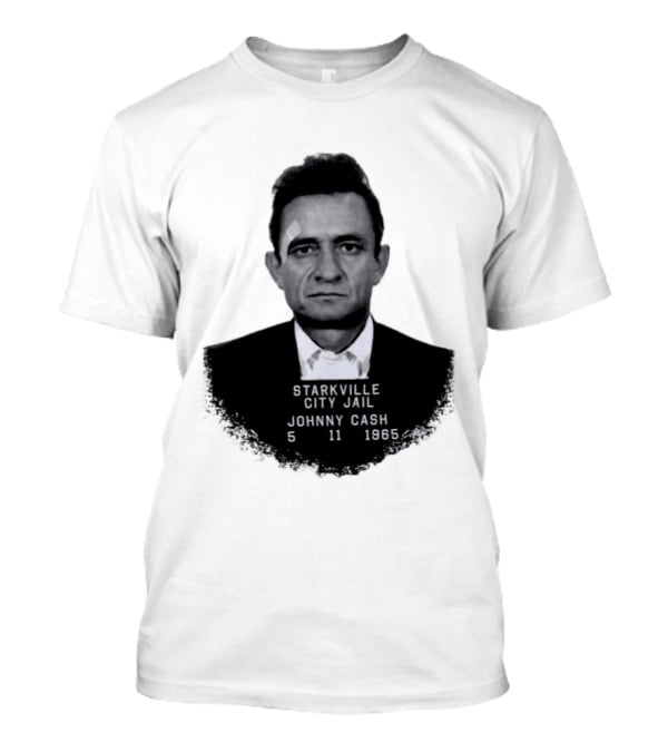 Johnny Cash Starkville City Jail 5 11 1965 T-Shirt