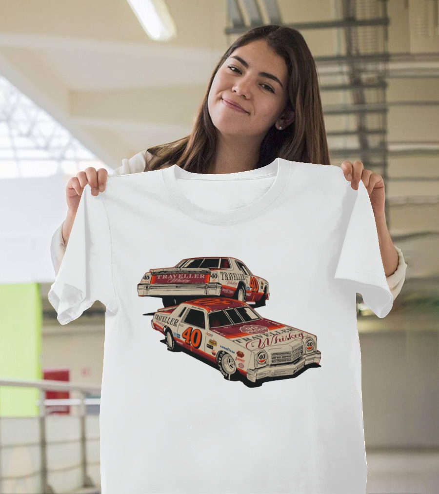 Justin Allgaier No 40 1978 Traveller Whiskey Die Cast Racing Car T-Shirt