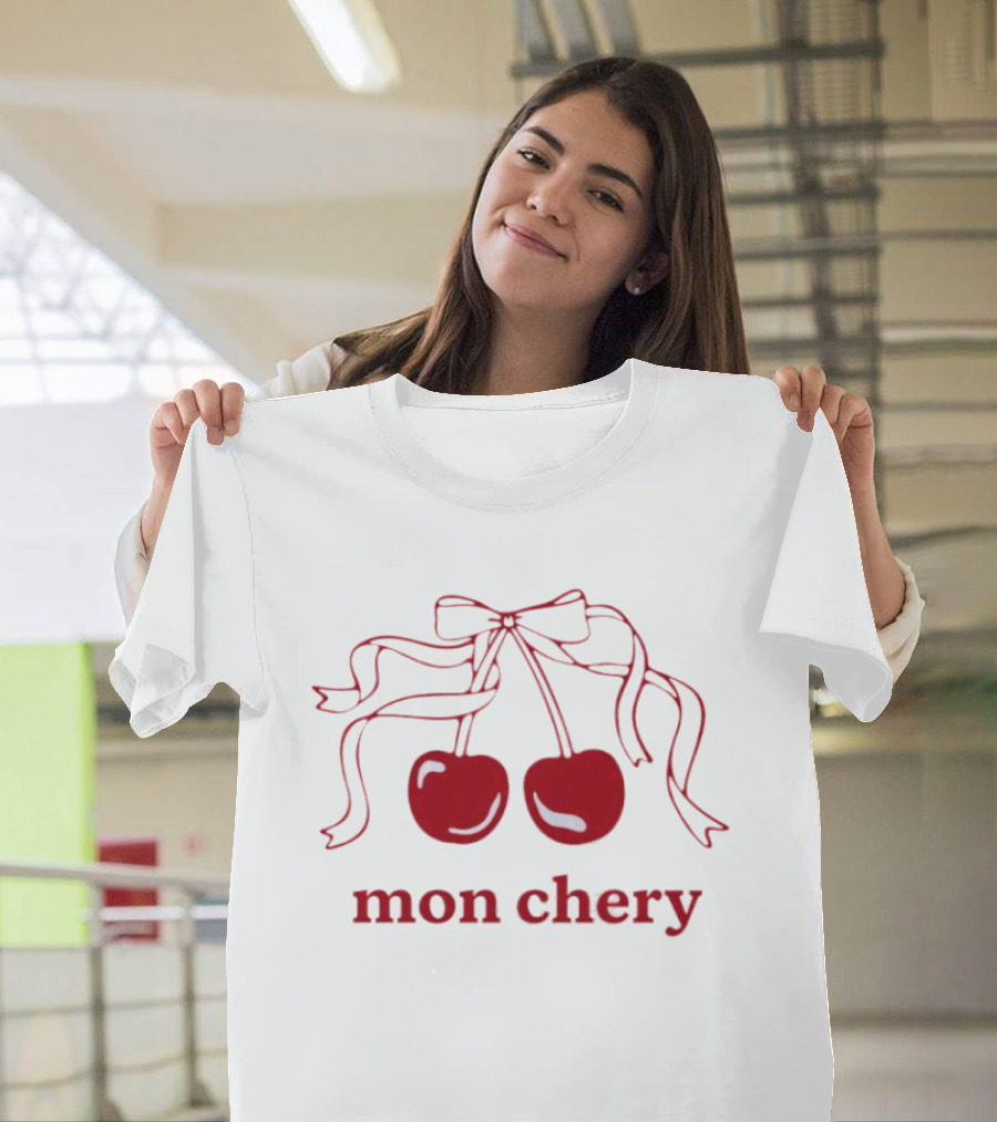 Mon Chery Cherry Bow T-Shirt