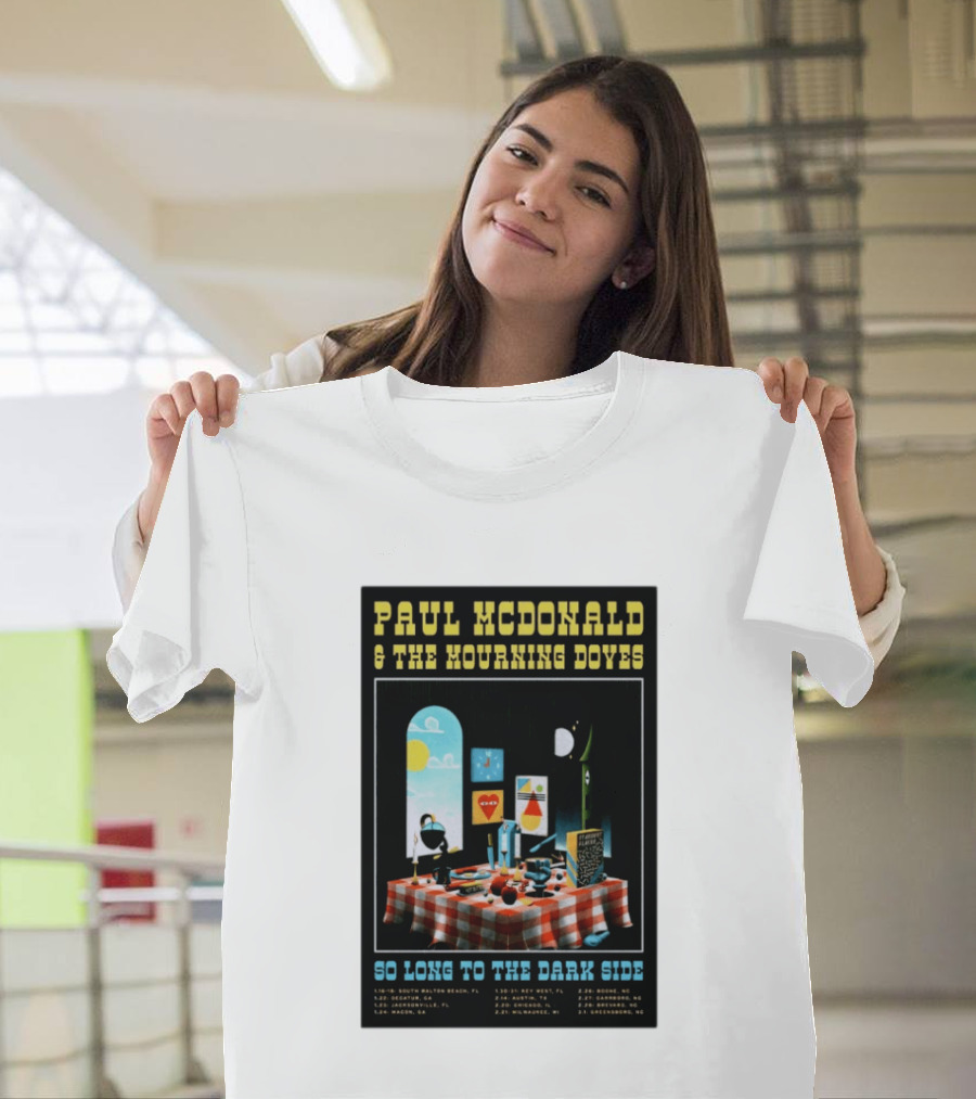 Paul McDonald And The Mourning Doves So Long To The Dark Side Tour 2026 T-Shirt