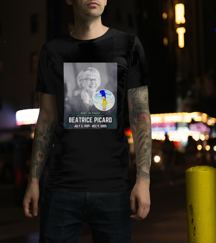 Rest In Peace Beatrice Picard July 3 1929 To Dec 9 2025 T-Shirt