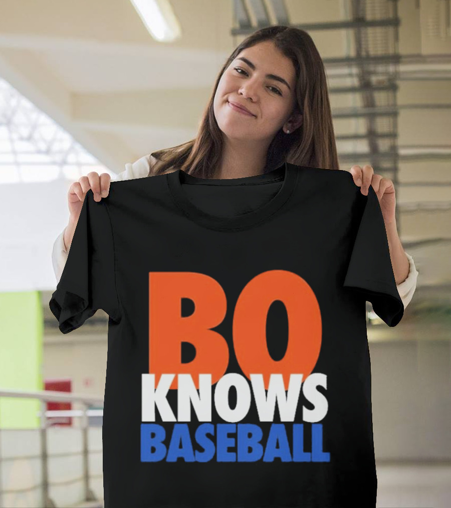 Bo Knows Baseball Retro Sports T-Shirt