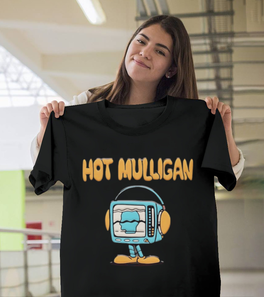 Hot Mulligan TV Guy Puff Headphone T-Shirt